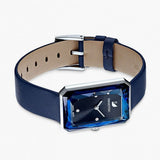 Swarovski Uptown Crystal Blue Dial Blue Leather Strap Watch for Women - 5547713 Authentic Buy Shop Now
