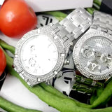 Guess Multi Function Diamonds Silver Dial Silver Steel Strap Watch For Men - GW0455G1 Authentic Buy Shop Now