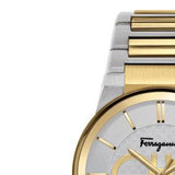 Salvatore Ferragamo Sapphire Silver Dial Two Tone Steel Strap Watch for Men - SFHP00520 Authentic Buy Shop Now