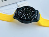 Salvatore Ferragamo F-80 Classic Black Dial Yellow Rubber Strap Watch for Men - SFHY01522 Authentic Buy Shop Now