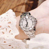Bulova Crystal Silver Dial Silver Steel Strap Watch for Women - 96L226 Authentic Buy Shop Now