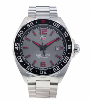 Tag Heuer Formula 1 Quartz Anthracite Dial Silver Steel Strap Watch for Men - WAZ1018.BA0842 Authentic Buy Shop Now