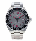 Tag Heuer Formula 1 Quartz Anthracite Dial Silver Steel Strap Watch for Men - WAZ1018.BA0842 Authentic Buy Shop Now