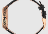 Gucci Diamantissima Quartz Black Dial Black Leather Strap Watch for Women - YA141501 Authentic Buy Shop Now