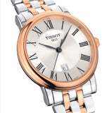 Tissot Carson Premium White Dial Two Tone Steel Strap Watch For Men - T122.410.22.033.00 Authentic Buy Shop Now
