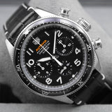 Tag Heuer Autavia Chronometer Flyback Automatic Chronograph Black Dial Black Leather Strap Watch for Men - CBE511A.FC8279 Authentic Buy Shop Now