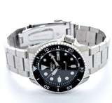 Seiko 5 Sports Automatic Day Date Black Dial Silver Steel Strap Watch for Men - SRPD55K1 Authentic Buy Shop Now