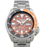 Seiko 5 Sports Sonar Special Edition Brown Dial Silver Steel Strap Watch For Men - SRPJ47K1 Authentic Buy Shop Now