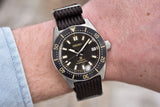 Seiko Prospex 1965 Diver’s Re-Interpretation Automatic Black Dial Brown NATO Strap Watch For Men - SPB239J1 Authentic Buy Shop Now