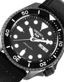 Seiko 5 Sport Automatic Black Dial Black Silicone Strap Watch For Men - SRPD65K3 Authentic Buy Shop Now