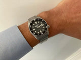 Seiko 5 Sports SKX Automatic Black Dial Silver Steel Strap Watch For Men - SRPK29K1 Authentic Buy Shop Now