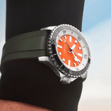 Breitling Superocean Automatic 42mm Kelly Slater Limited Edition Orange Dial Green Rubber Strap Watch for Men - A173751A101S1 Authentic Buy Shop Now