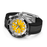 Breitling Superocean Automatic 42mm Yellow Dial Black Rubber Strap Watch for Men - A17375211/1S1 Authentic Buy Shop Now