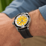 Breitling Superocean Automatic 42mm Yellow Dial Black Rubber Strap Watch for Men - A17375211/1S1 Authentic Buy Shop Now