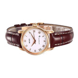Mido Baroncelli III Automatic White Dial Brown Leather Strap Watch For Women - M7600.3.26.8 Authentic Buy Shop Now