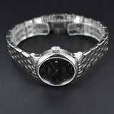 Tissot Le Locle Automatic Lady Black Dial Silver Steel Strap Watch For Women - T006.207.11.058.00 Authentic Buy Shop Now