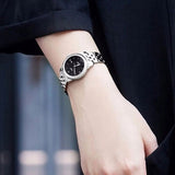 Tissot Le Locle Automatic Lady Black Dial Silver Steel Strap Watch For Women - T006.207.11.058.00 Authentic Buy Shop Now