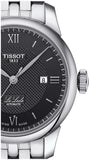 Tissot Le Locle Automatic Lady Black Dial Silver Steel Strap Watch For Women - T006.207.11.058.00 Authentic Buy Shop Now