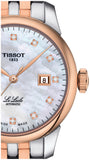 Tissot Le Locle Automatic Lady Mother of Pearl Dial Two Tone Steel Strap Watch For Women - T006.207.22.116.00 Authentic Buy Shop Now