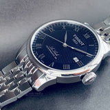 Tissot Le Locle Powermatic 80 Blue Dial Silver Steel Strap Watch For Men - T006.407.11.043.00 Authentic Buy Shop Now