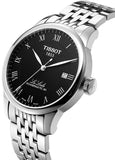 Tissot Le Locle Powermatic 80 Black Dial Silver Steel Strap Watch For Men - T006.407.11.053.00 Authentic Buy Shop Now