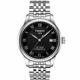 Tissot Le Locle Powermatic 80 Black Dial Silver Steel Strap Watch For Men - T006.407.11.053.00 Authentic Buy Shop Now