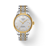 Tissot Le Locle Powermatic 80 Silver Dial Two Tone Steel Strap Watch For Men - T006.407.22.033.01 Authentic Buy Shop Now