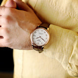 Tissot Le Locle Powermatic 80 Silver Dial Brown Leather Strap Watch For Men - T006.407.36.033.00 Authentic Buy Shop Now