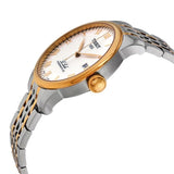 Tissot T Classic Le Locle Powermatic 80 Silver Dial Two Tone Steel Strap Watch For Men - T0064072203301 Authentic Buy Shop Now