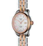 Tissot Le Locle Automatic Lady Mother of Pearl Dial Two Tone Steel Strap Watch For Women - T006.207.22.116.00 Authentic Buy Shop Now