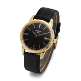 Tissot T Classic Dream Black Dial Black Leather Strap Watch for Men - T033.410.36.051.01 Authentic Buy Shop Now