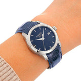 Tissot Couturier Lady Blue Dial Blue Leather Strap Watch for Women - T035.210.16.041.00 Authentic Buy Shop Now
