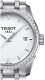 Tissot T Trend Couturier Lady White Dial Watch For Women - T035.210.61.011.00 Authentic Buy Shop Now