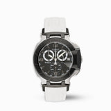 Tissot T Race Chronograph Black Dial White Rubber Strap Watch for Men - T048.417.27.057.05 Authentic Buy Shop Now