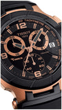 Tissot T Race Chronograph Automatic Black Dial Black Rubber Strap Watch for Men - T048.417.27.057.06 Authentic Buy Shop Now