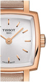 Tissot T Lady Lovely Square White Dial Pink Leather Strap Watch For Women - T058.109.36.031.00 Authentic Buy Shop Now