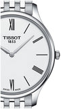 Tissot T Classic Tradition 5.5 White Dial Watch For Men - T063.409.11.018.00 Authentic Buy Shop Now
