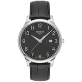 Tissot T Classic Tradition Black Dial Black Leather Strap Watch For Men - T063.610.16.052.00 Authentic Buy Shop Now