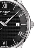 Tissot T Classic Tradition Quartz Black Dial Black Leather Strap Watch For Men - T063.610.16.058.00 Authentic Buy Shop Now