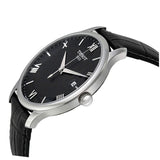 Tissot T Classic Tradition Quartz Black Dial Black Leather Strap Watch For Men - T063.610.16.058.00 Authentic Buy Shop Now