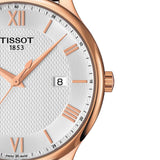Tissot T Classic Tradition Silver Dial Brown Leather Strap Watch For Men - T063.610.36.038.00 Authentic Buy Shop Now