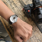 Tissot T Classic Tradition Powermatic 80 Open Heart Silver Dial Brown Leather Strap Watch for Men - T063.907.16.038.00 Authentic Buy Shop Now