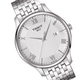 Tissot T Classic Tradition Silver Dial Silver Steel Strap Watch For Men - T063.610.11.038.00 Authentic Buy Shop Now