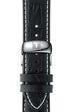 Tissot Tradition Chronograph Black Dial Black Leather Strap Watch For Men - T0636171605700 Authentic Buy Shop Now
