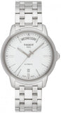 Tissot T Classic Automatic III Day Date White Dial Silver Steel Strap Watch for Men - T065.930.11.031.00 Authentic Buy Shop Now