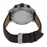 Tissot T Sport PRS 200 Chronograph Grey Dial Black Leather Strap Watch For Men - T067.417.26.051.00 Authentic Buy Shop Now