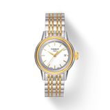 Tissot Carson Steel Lady White Dial Quartz Watch For Women - T085.210.22.011.00 Authentic Buy Shop Now