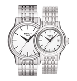 Tissot Carson Steel White Dial Silver Steel Strap Watch For Men - T085.410.11.011.00 Authentic Buy Shop Now