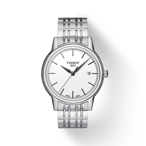 Tissot Carson Steel White Dial Silver Steel Strap Watch For Men - T085.410.11.011.00 Authentic Buy Shop Now
