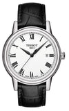 Tissot T Classic Carson White Dial Black Leather Strap Watch for Men - T085.410.16.013.00 Authentic Buy Shop Now